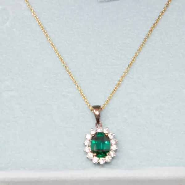 Windsor Emerald Necklace 18''