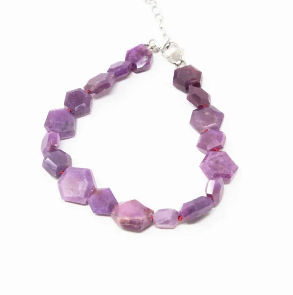 Raw Ruby Bracelet