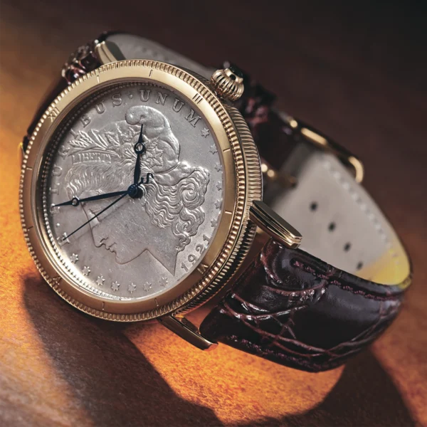 1921 Morgan Silver Dollar Men's Watch - Image 3