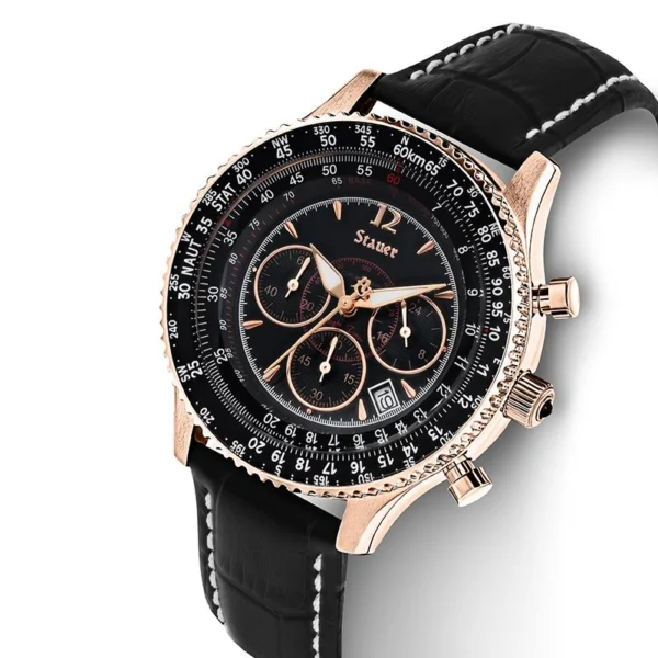 Stauer Flyboy 1916 Midnight Men's Watch - Image 3