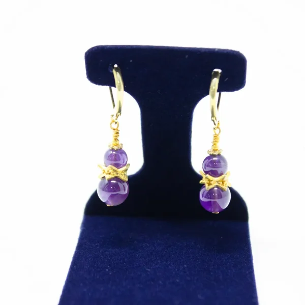 Tyrian Amethyst Collection Earrings