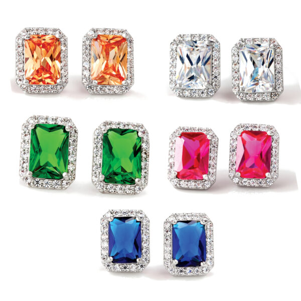 Spectra Emerald-Cut Earrings