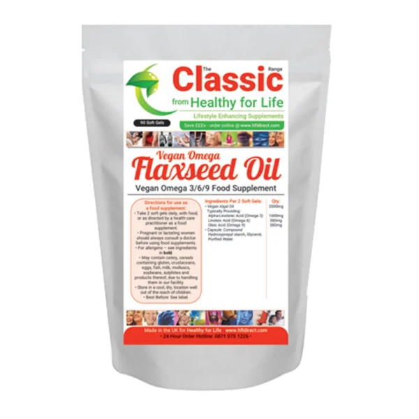 Vegan Flaxseed (1000mg)
