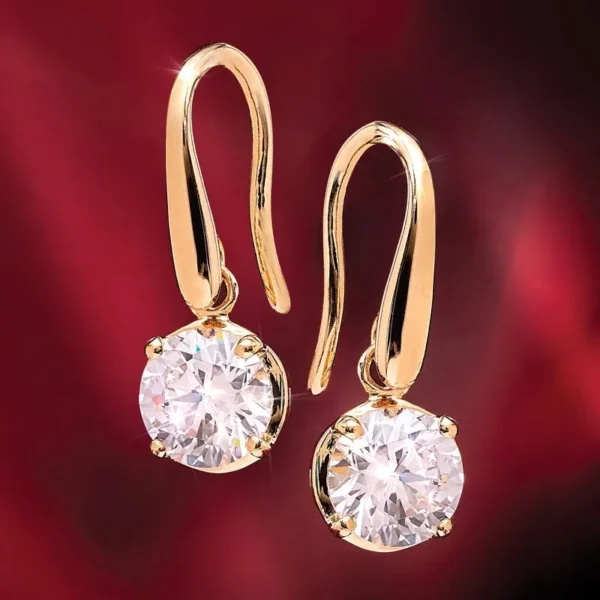 Sparkle Fusion Gold-Finished Earrings