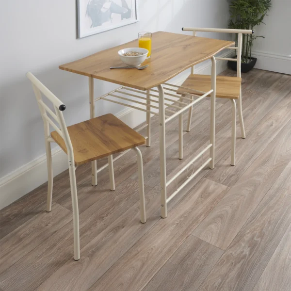 Live Edge Compact Dining Set - Image 3
