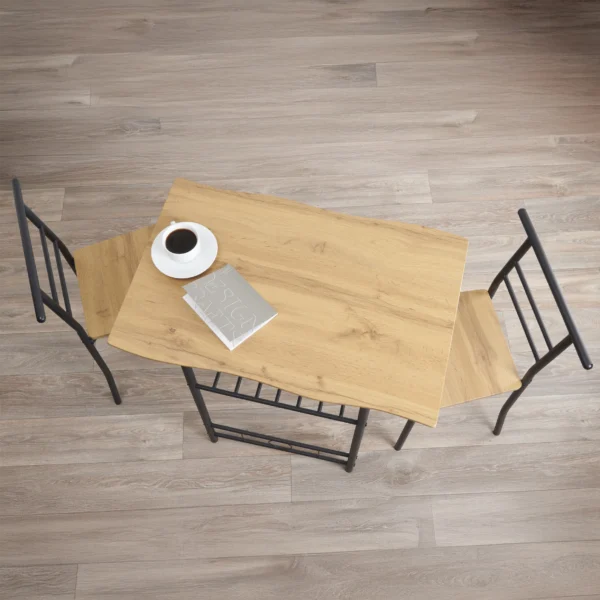 Live Edge Compact Dining Set - Image 5