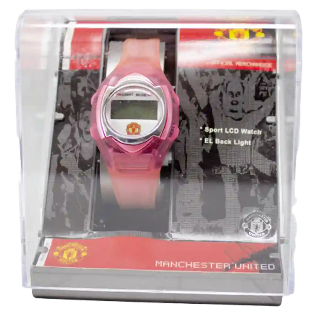 Man Utd Ladies Pink Analogue Watch