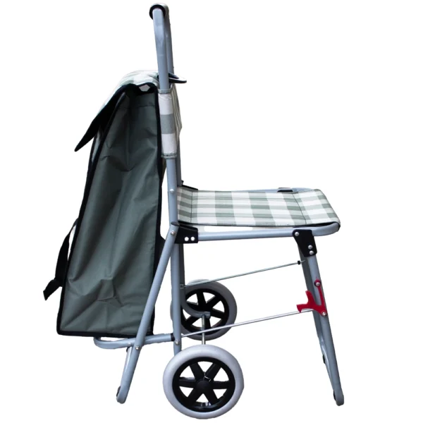 Shopping Trolley with Seat
