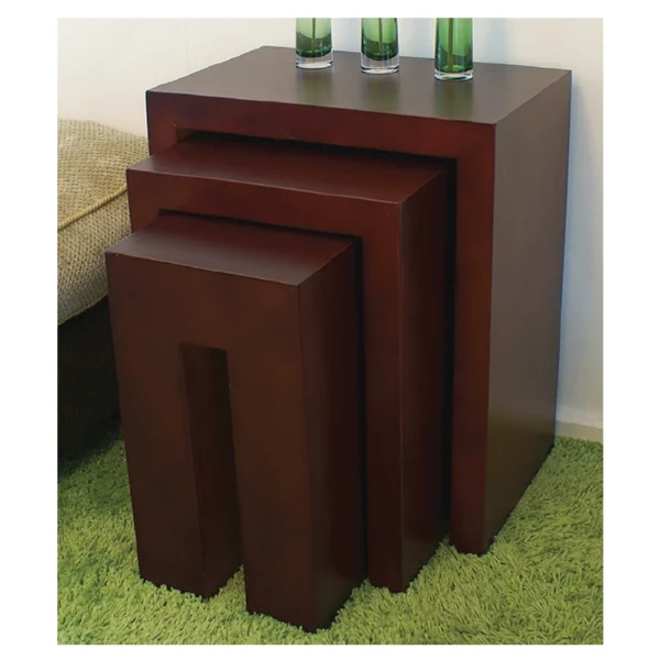 Nest of 3 Mitre Tables