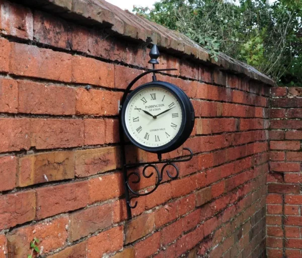 Victorian Station Style Garden Clock