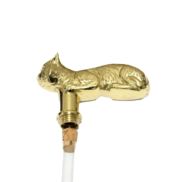 Brass Animal Head Walking Stick