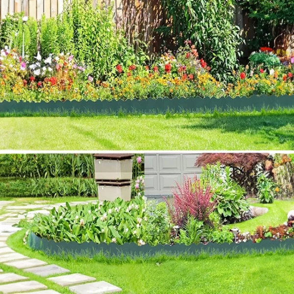 20 Piece Green Garden Edging