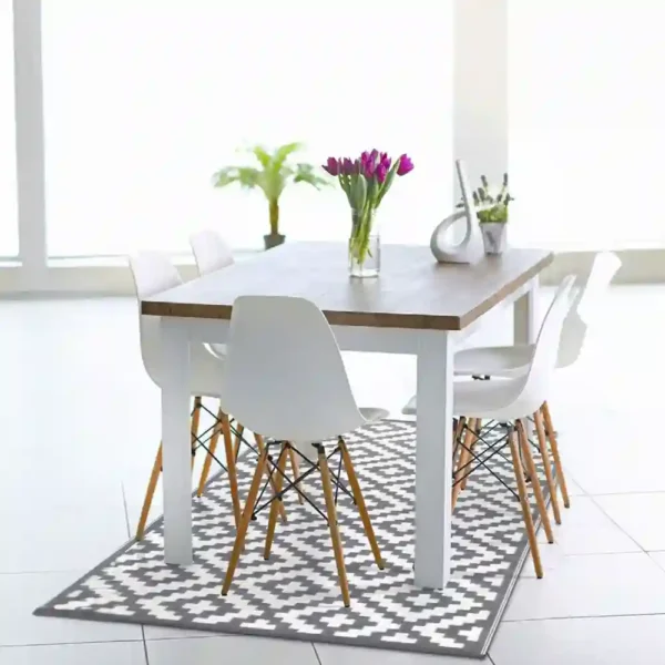 Indoor/Outdoor Reversible Plastic Rug