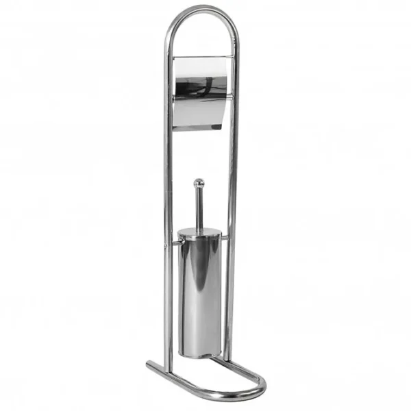 Toilet Tissue Stand With Brush